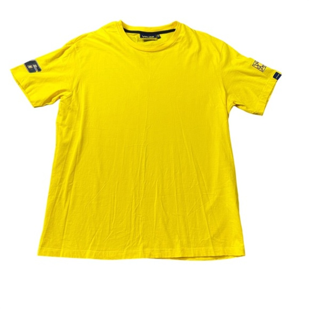 VR46 Valentino Rossi Official Racing Apparel Yellow T-Shirt Mens‎ XL 46 Sun Moon